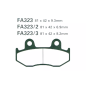 Klocki hamulcowe EBC FA 323/3 SFA (2 szt.) Klocki hamulcowe EBC FA 323/3 SFA (2 szt.)
