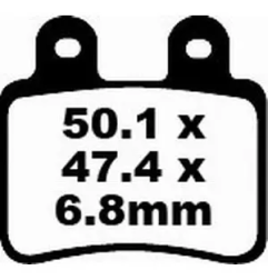 Klocki hamulcowe EBC FA 350 SFA (2 szt.)