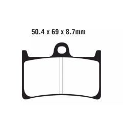 Klocki hamulcowe EBC FA 252 SFA (2 szt.)
