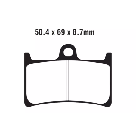 Klocki hamulcowe EBC FA 252 SFA (2 szt.)