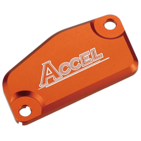 ACCEL POKRYWA POMPY HAMULCOWEJ PRZÓD KTM (BREMBO) SX/EXC DO 2013 KOLOR POMARAŃCZOWY