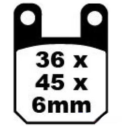 Klocki hamulcowe EBC FA 115 SFA (2 szt.)