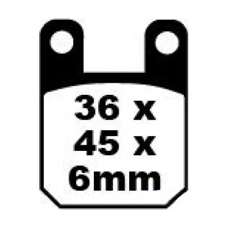 Klocki hamulcowe EBC FA 115 SFA (2 szt.)