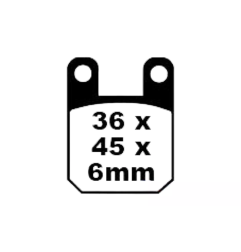 Klocki hamulcowe EBC FA 115 SFA HH (2 szt.)