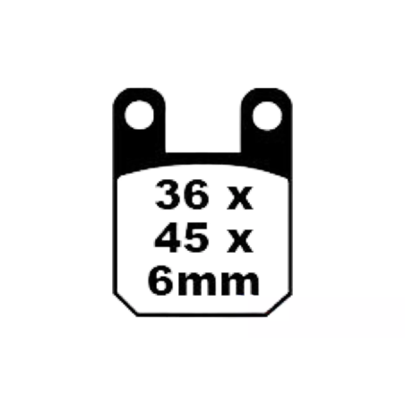 Klocki hamulcowe EBC FA 115 SFA HH (2 szt.)
