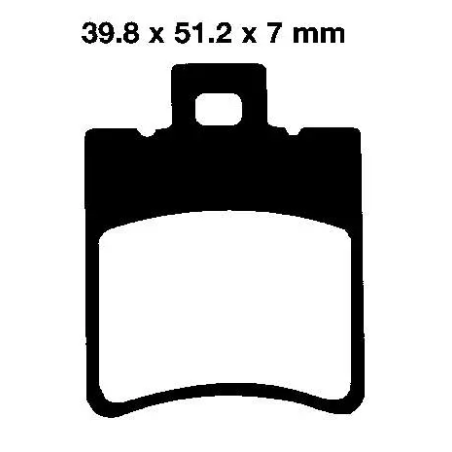 Klocki hamulcowe EBC FA 193 SFA HH (2 szt.)