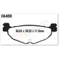 Klocki hamulcowe EBC FA 408 SFA HH (2 szt.) Klocki hamulcowe EBC FA 408 SFA HH (2 szt.)