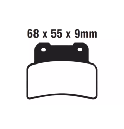 Klocki hamulcowe EBC FA 432 SFA HH (2 szt.)