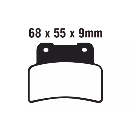 Klocki hamulcowe EBC FA 432 SFA HH (2 szt.)