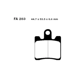 Klocki hamulcowe EBC FA 283/4 SFA HH (4 szt.)