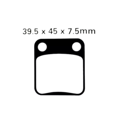 Klocki hamulcowe EBC FA 054 SFA HH (2 szt.)