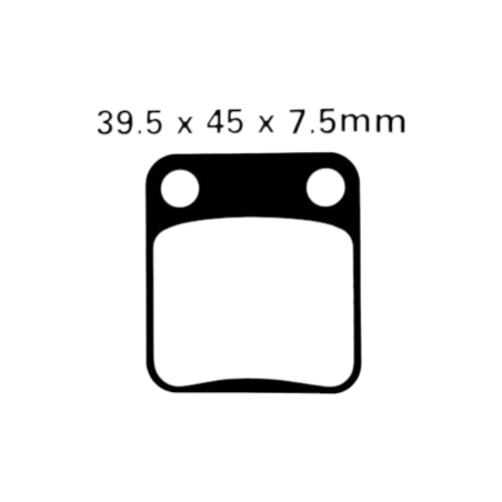 Klocki hamulcowe EBC FA 054 SFA HH (2 szt.)