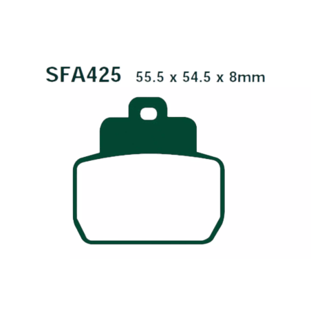 Klocki hamulcowe EBC FA 425 SFA HH (2 szt.)