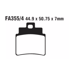Klocki hamulcowe EBC FA 355/4 SFA HH (2 szt.)