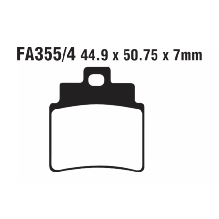 Klocki hamulcowe EBC FA 355/4 SFA HH (2 szt.)