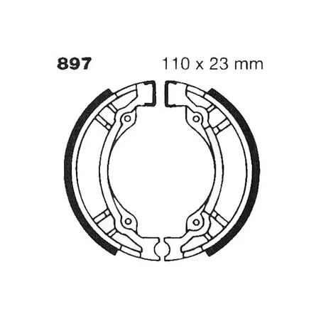 Szczęki hamulcowe EBC 897