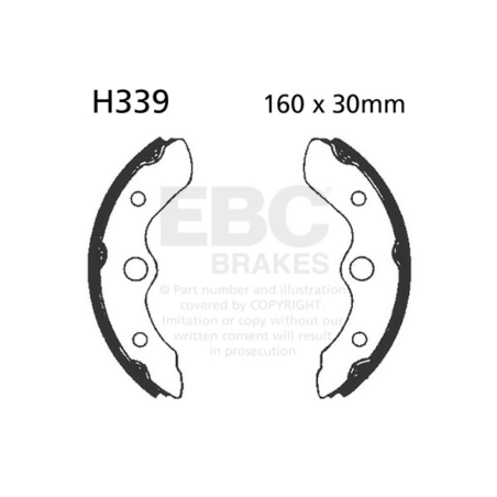 Szczęki hamulcowe EBC H339