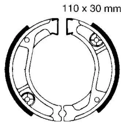 Szczęki hamulcowe EBC 323