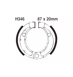 Szczęki hamulcowe EBC H346