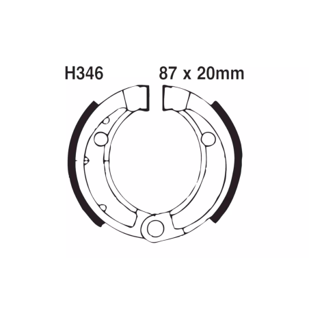Szczęki hamulcowe EBC H346