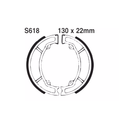 Szczęki hamulcowe EBC S618 WG