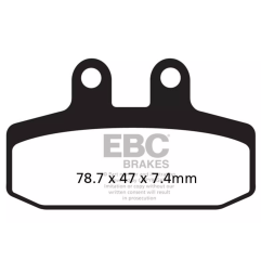 Klocki hamulcowe EBC FA 256 TT (2 szt.)