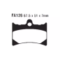 Klocki hamulcowe EBC FA 126 R 2szt Klocki hamulcowe EBC FA 126 R 2szt