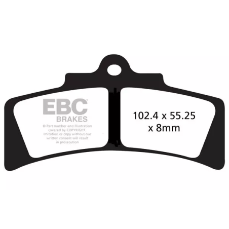 Klocki hamulcowe EBC FA 183 GFA HH (2 szt.)