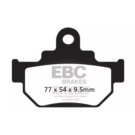 Klocki hamulcowe EBC FA 106/2 R (2 szt.)