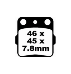 Klocki hamulcowe EBC FA 084 MXS S (2 szt.)