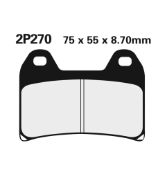 Klocki hamulcowe Nissin Street Semi-Metallic 2P-270NS