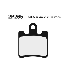 Klocki hamulcowe Nissin Street Semi-Metallic 2P-265NS