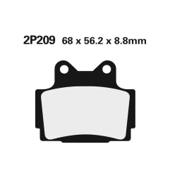 Klocki hamulcowe Nissin Street Semi-Metallic 2P-209NS