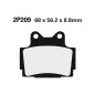 Klocki hamulcowe Nissin Street Semi-Metallic 2P-209NS Klocki hamulcowe Nissin Street Semi-Metallic 2P-209NS