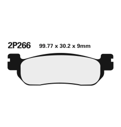 Klocki hamulcowe Nissin Street Semi-Metallic 2P-266NS