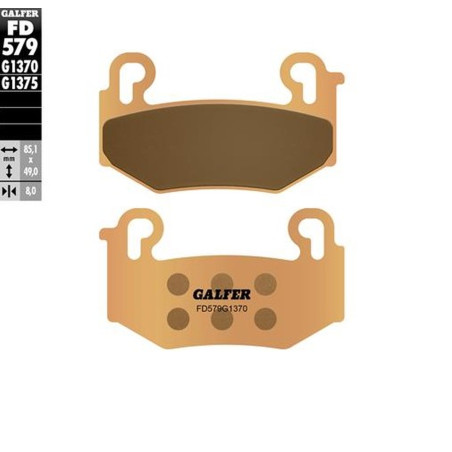 GALFER KLOCKI HAMULCOWE KH779 SPIEK METALICZNY SRTEET BMW R 1300GS '23-'25