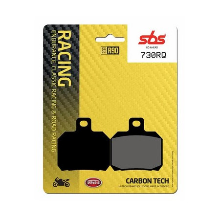 SBS KLOCKI HAMULCOWE KH266 RACING CARBON TECH KOLOR CZARNY PASUJE DO: APRILIA 1000RSV TYŁ