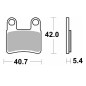 SBS PROMOCJA KLOCKI HAMULCOWE KH257/2 KYMCO MAXXER / MXU '08-'14 STREET STANDART CERAMIC KOLOR CZARNY SBS PROMOCJA KLOCKI HAMULCOWE KH257/2 KYMCO MAXXER / MXU '08-'14 STREET STANDART CERAMIC KOLOR CZARNY