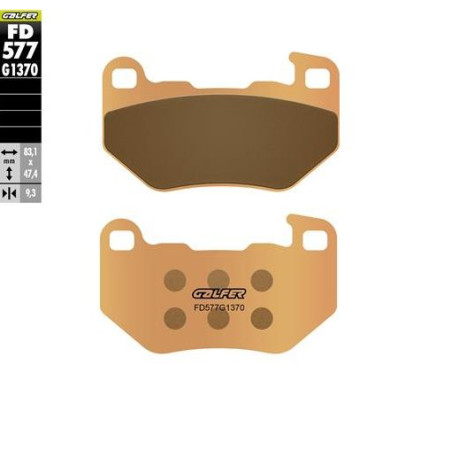 GALFER KLOCKI HAMULCOWE SPIEK METALICZNY STREET TYŁ HARLEY DAVIDSON XL 883 SUPERLOW '08-'14; RH 1250 SPOSTER S '21-'23