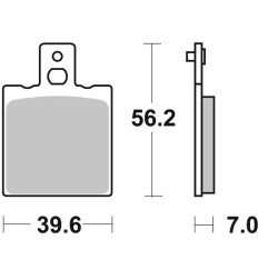 SBS PROMOCJA KLOCKI HAMULCOWE KH047 / KH47 OFF-ROAD SINTER KOLOR ZŁOTY