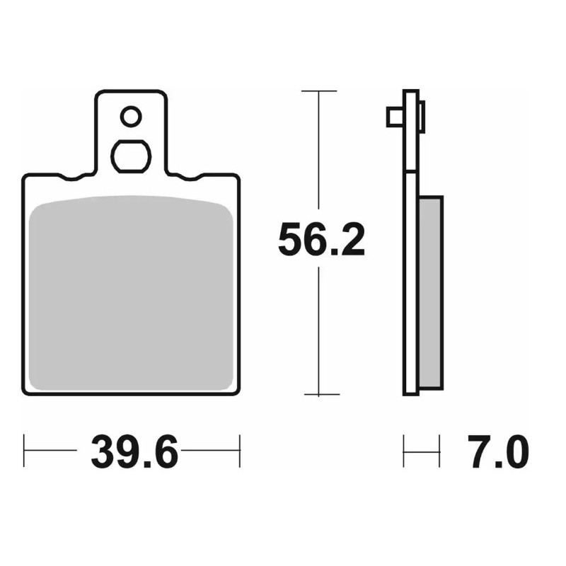 SBS PROMOCJA KLOCKI HAMULCOWE KH047 / KH47 OFF-ROAD SINTER KOLOR ZŁOTY