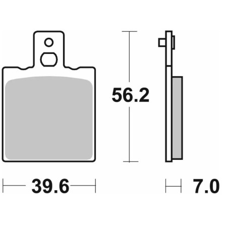 SBS PROMOCJA KLOCKI HAMULCOWE KH047 / KH47 OFF-ROAD SINTER KOLOR ZŁOTY