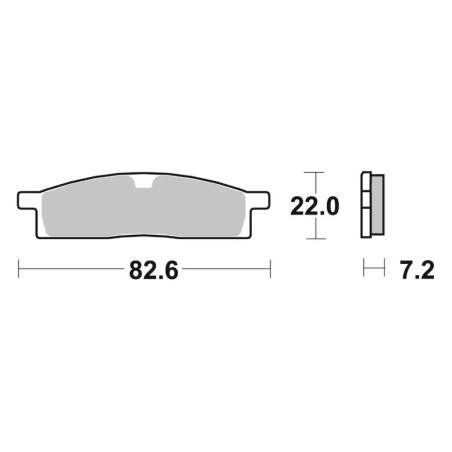 SBS PROMOCJA KLOCKI HAMULCOWE KH119 OFF-ROAD SINTER KOLOR ZŁOTY