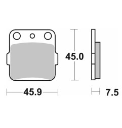 SBS PROMOCJA KLOCKI HAMULCOWE KH084 OFF-ROAD CARBON