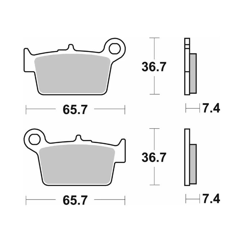 SBS KLOCKI HAMULCOWE KH367/2 STREET STANDART CERAMIC KOLOR CZARNY PASUJE DO: TYŁ BETA RR 50/125 '08-'15 SBS KLOCKI HAMULCOWE KH367/2 STREET STANDART CERAMIC KOLOR CZARNY PASUJE DO: TYŁ BETA RR 50/125 '08-'15
