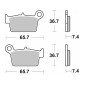 SBS KLOCKI HAMULCOWE KH367/2 STREET STANDART CERAMIC KOLOR CZARNY PASUJE DO: TYŁ BETA RR 50/125 '08-'15 SBS KLOCKI HAMULCOWE KH367/2 STREET STANDART CERAMIC KOLOR CZARNY PASUJE DO: TYŁ BETA RR 50/125 '08-'15