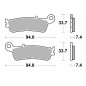 SBS PROMOCJA KLOCKI HAMULCOWE KH755 OFF-ROAD SINTER KOLOR ZŁOTY FANTIC XX 125, XEF/XXF 250/450, XEX 250 '22 SBS PROMOCJA KLOCKI HAMULCOWE KH755 OFF-ROAD SINTER KOLOR ZŁOTY FANTIC XX 125, XEF/XXF 250/450, XEX 250 '22