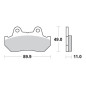SBS KLOCKI HAMULCOWE KH69/3 STREET STANDART CERAMIC KOLOR CZARNY SBS KLOCKI HAMULCOWE KH69/3 STREET STANDART CERAMIC KOLOR CZARNY