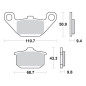 SBS KLOCKI HAMULCOWE KH85 STREET STANDART CERAMIC KOLOR CZARNY SBS KLOCKI HAMULCOWE KH85 STREET STANDART CERAMIC KOLOR CZARNY