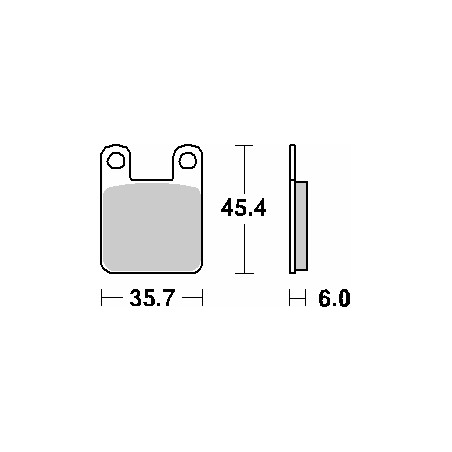 SBS PROMOCJA KLOCKI HAMULCOWE KH115 STREET STANDART CERAMIC KOLOR CZARNY